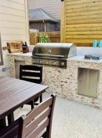 Custom Outdoor Kitchen Pearland Texas 2